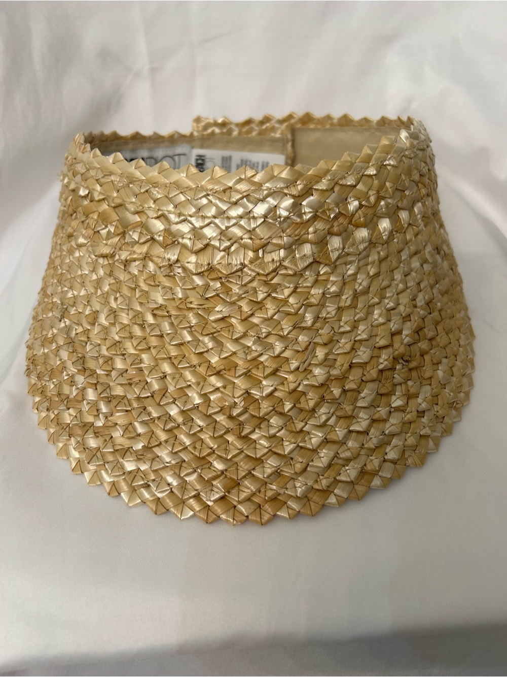 Beach Riot Natural Straw Sun Visor OS - Picture 4 of 7